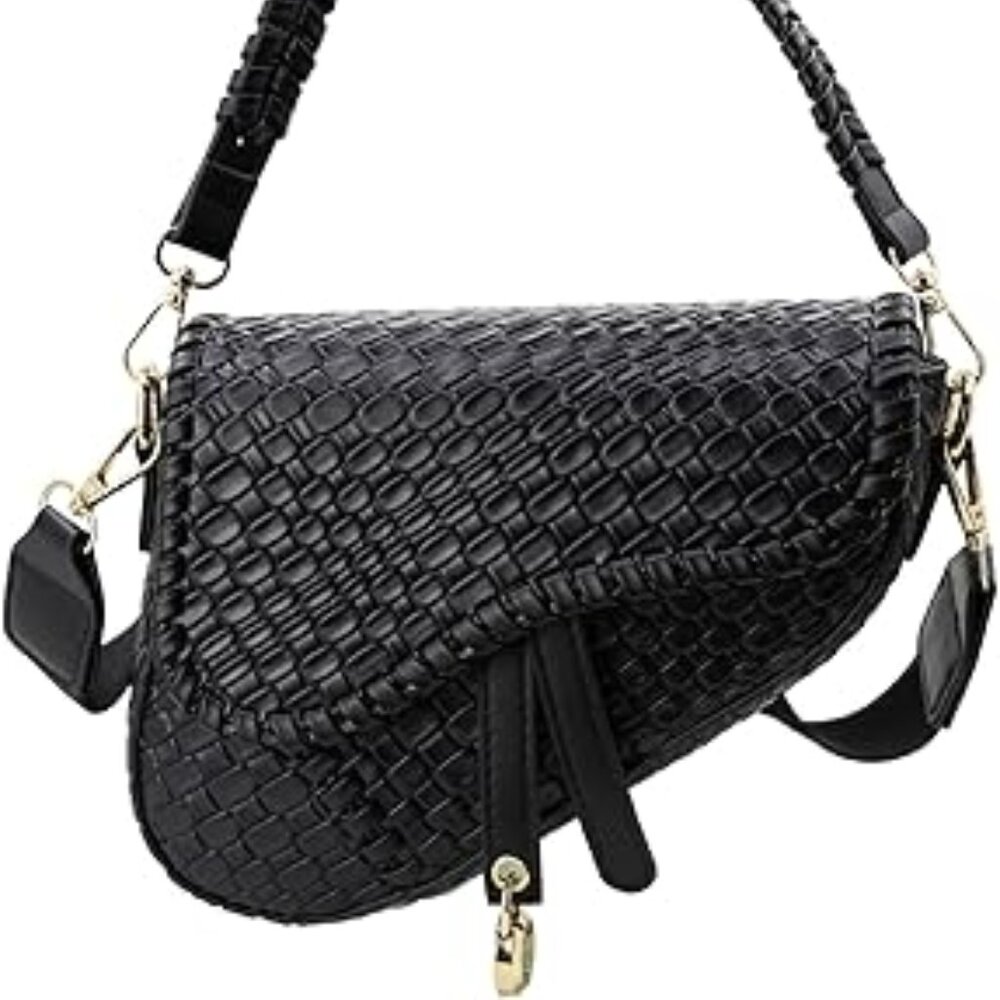 fashion women saddle shoulder bag clutch purse small crossbody satchel handbag w